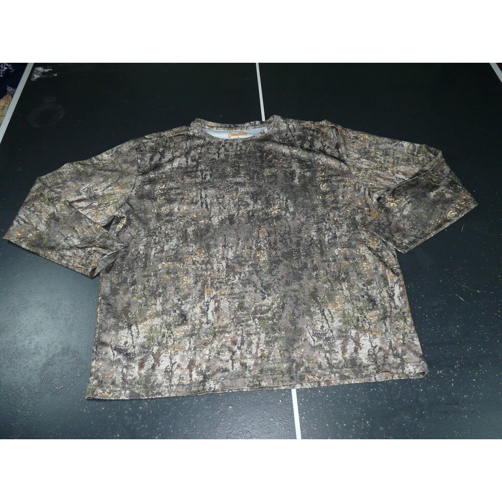 Gamehide Performance Long Sleeve Camo Camouflage Hunting Shirt Men's 2XL | EUC